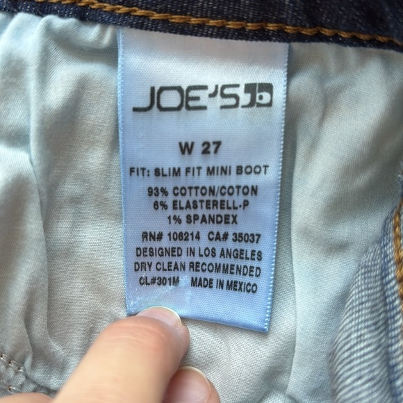 Joe’s Jeans Slimfit Mini Bootcut Sz 27
90’s Y2K Western - Picture 6 of 7